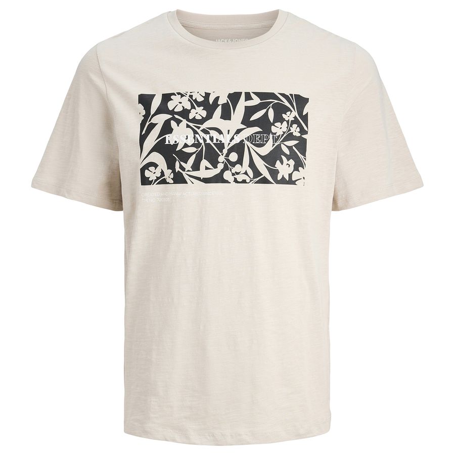 Jack&Jones XXL T-Shirt sand Floralprint JJJEFF