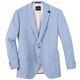 Digel Sakko Leinen-Look hellblau melange Ezzo-G XXL