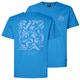 Petrol Industries T-Shirt Backprint türkisblau XXL