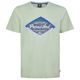 Petrol Industries XXL T-Shirt Vintage-Print grün Petrol Industries XXL T-Shirt Vintage-Print grün
