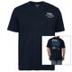 s.Oliver T-Shirt Übergröße navy cooler Rückenprint