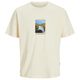 Jack&Jones Shirt JORSPLIT GRAFIC FRONT creme XXL Jack&Jones Shirt JORSPLIT GRAFIC FRONT creme XXL