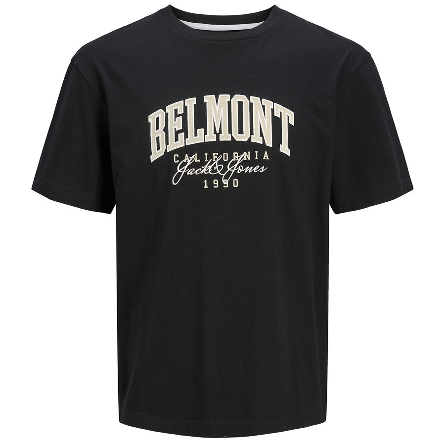 Jack&Jones XXL T-Shirt JJDETROIT schwarz Frontprint