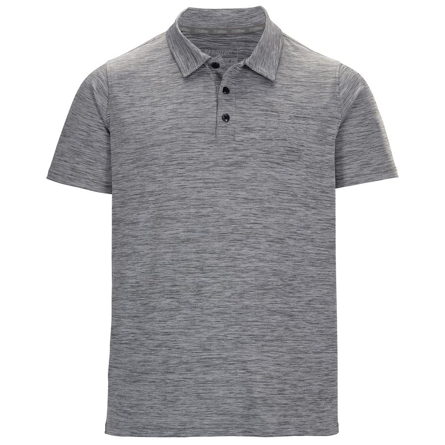 Killtec XXL Funktions-Polo LILLEO MN grau melange