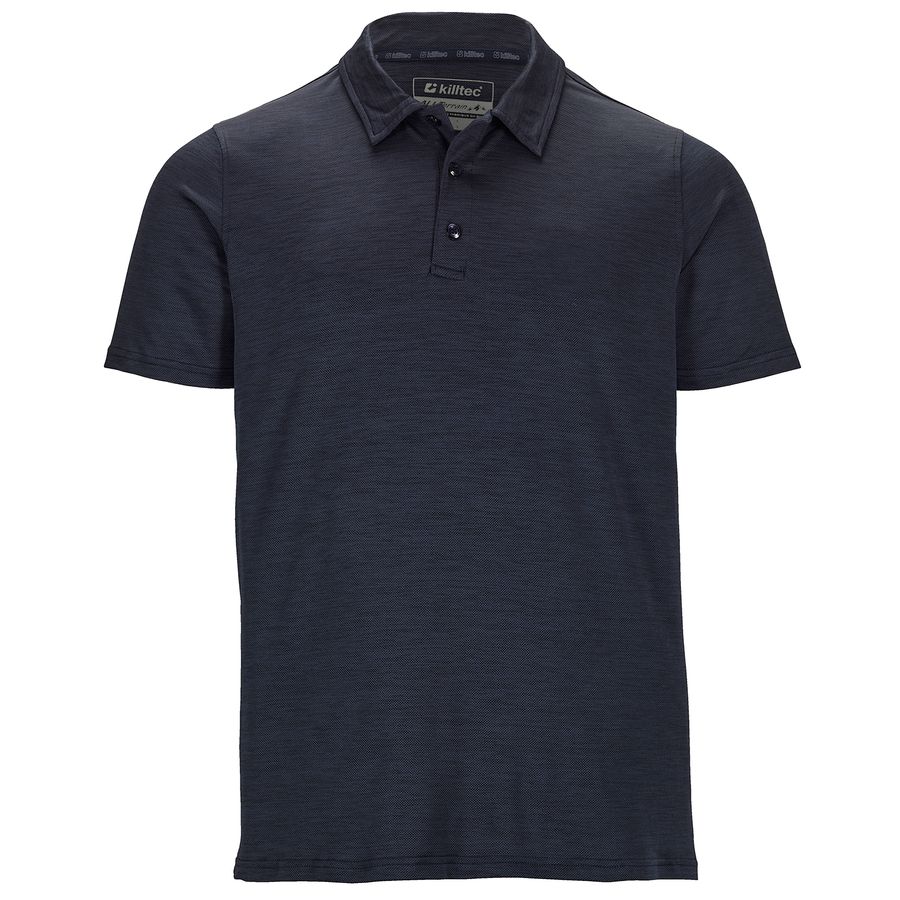 Killtec XXL Funktions-Polo navy melange LILLEO MN