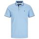 Jack&Jones Polo XXL himmelblau melange JJEPAULOS Jack&Jones Polo XXL himmelblau melange JJEPAULOS