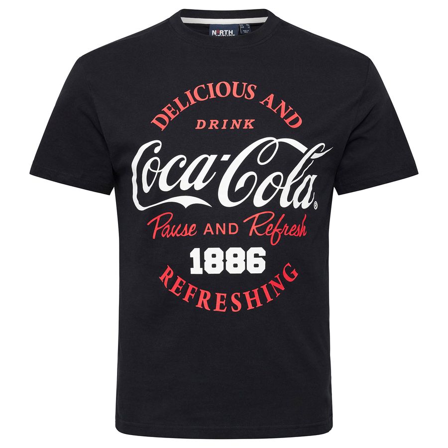 North Latitude T-Shirt XXL schwarz CocaCola Print