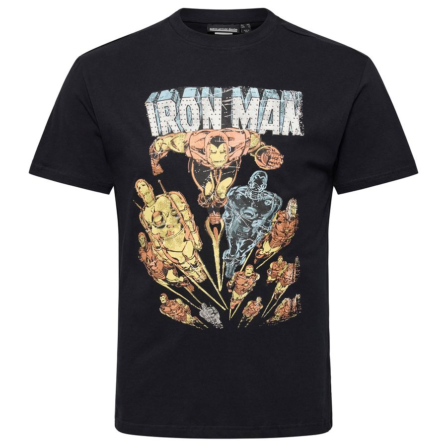 North Latitude T-Shirt XXL schwarz Iron Man Print
