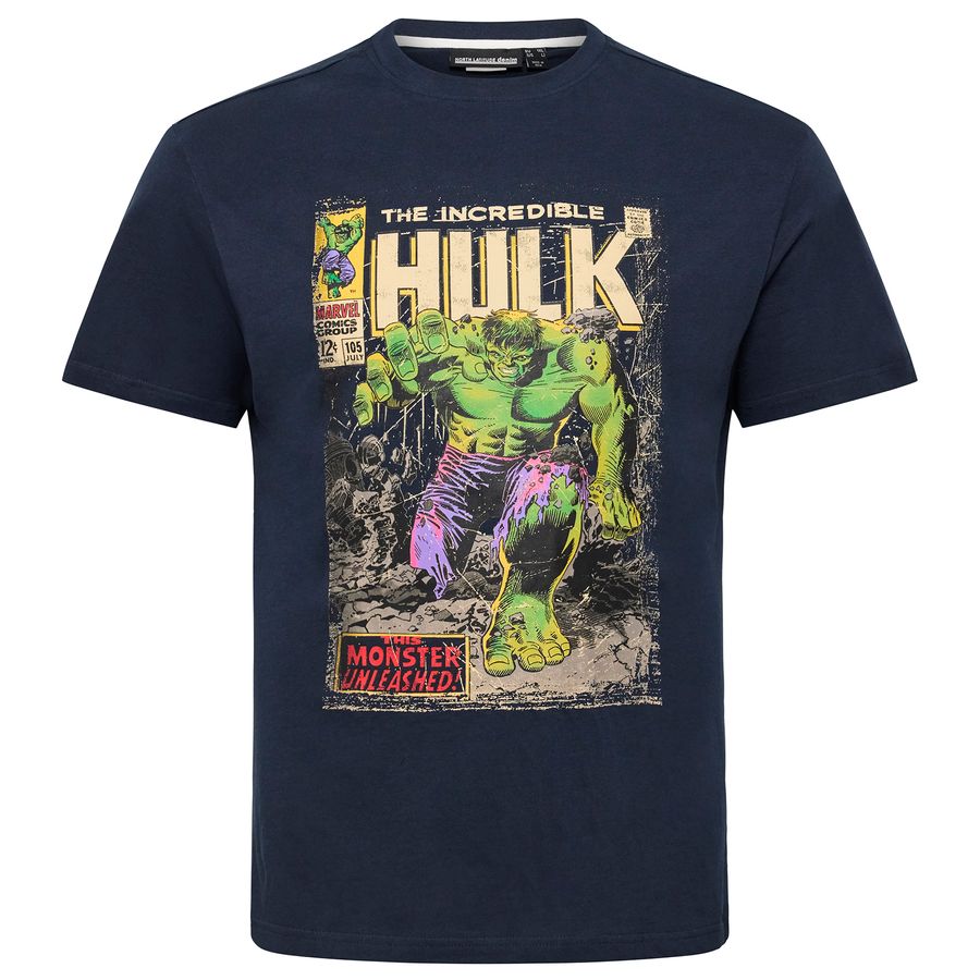 North Latitude T-Shirt XXL navy Hulk-Frontprint