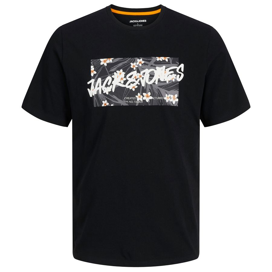 Jack&Jones XXL T-Shirt JJHAWAII SHAPE schwarz