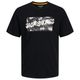 Jack&Jones XXL T-Shirt JJHAWAII SHAPE schwarz