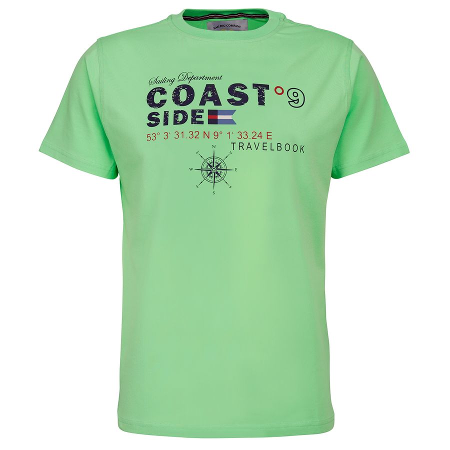 Brigg Stretch T-Shirt Übergröße neongrün COAST