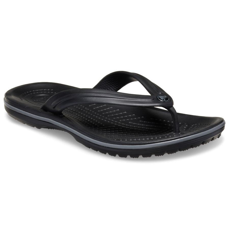 Crocs Flip Sandalen schwarz-grau Crocband™
