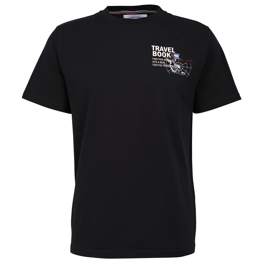 Brigg Stretch T-Shirt Übergröße schwarz TRAVELBOOK