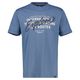 Lerros T-Shirt XXL Frontprint Explore rauchblau