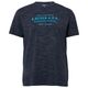 s.Oliver XXL Stretch-T Frontprint navy melange