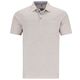 Hajo XXL Polo Stay Fresh Leinen-Optik taupe melange Hajo XXL Polo Stay Fresh Leinen-Optik taupe melange