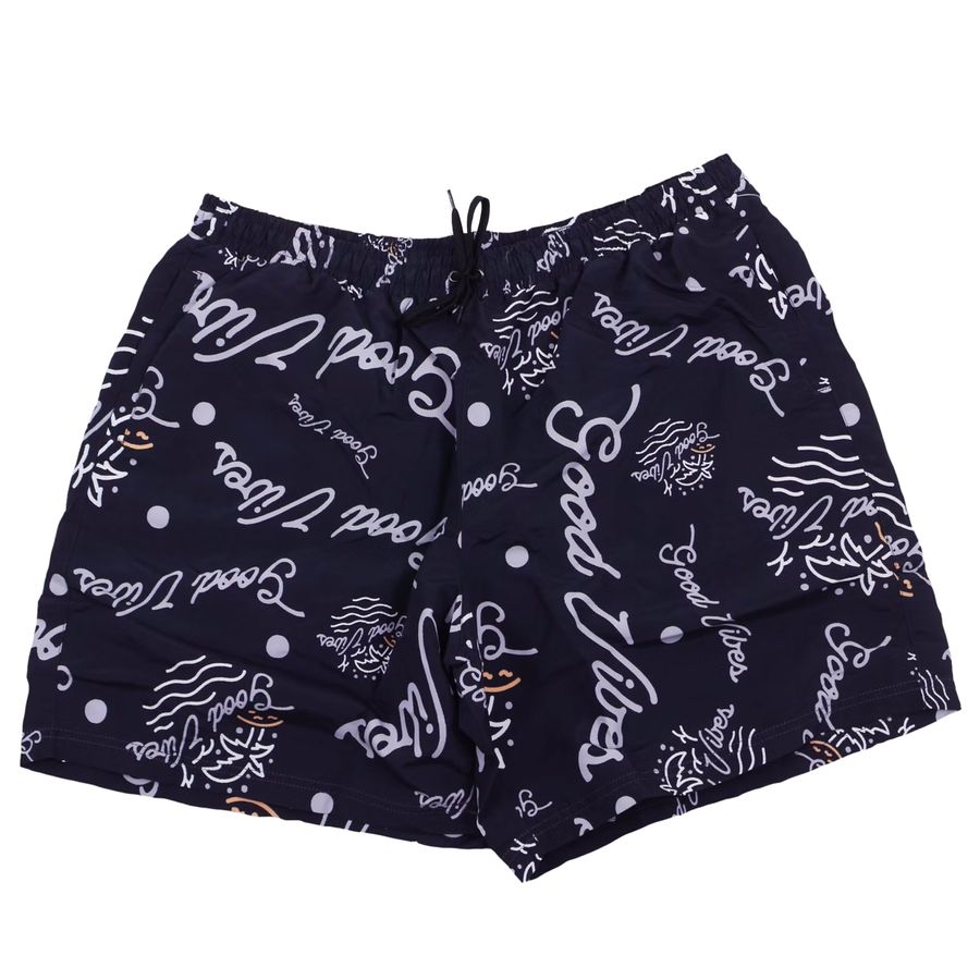 Abraxas XXL Badeshorts Jim Good-Vibes navy-grau