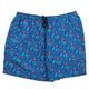 Abraxas XXL Badeshorts Ananas-Print blau-rot-türkis