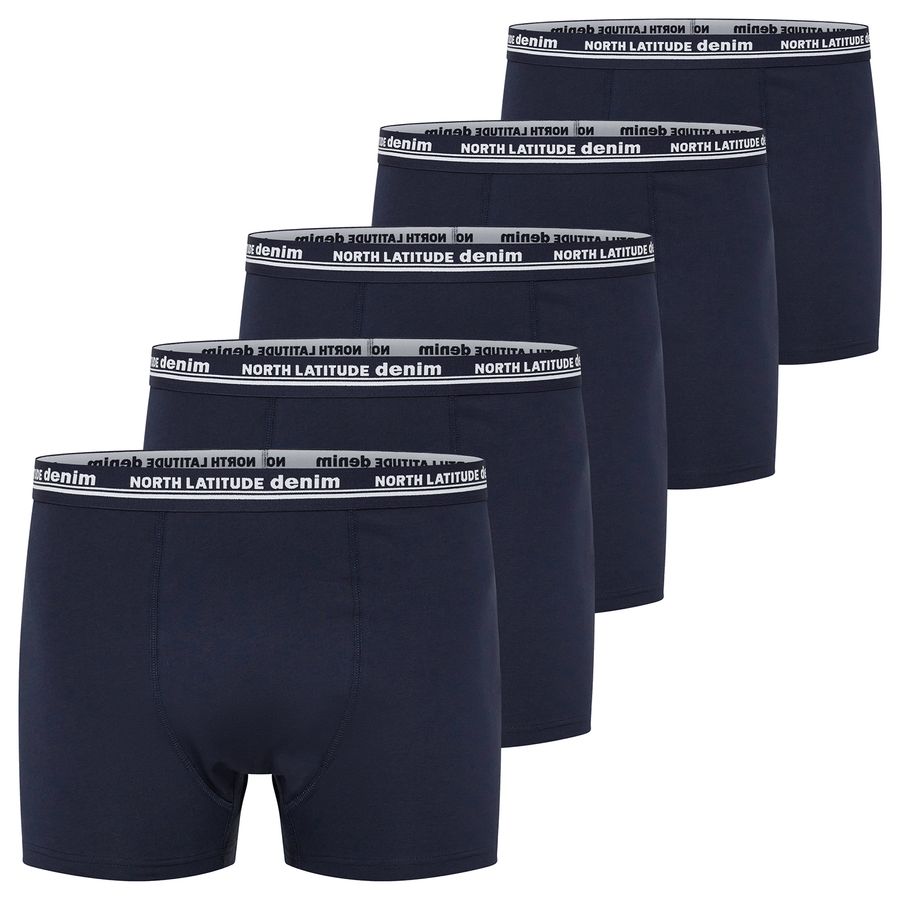 North Latitude 5er-Pack Pants Übergröße navy