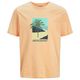 Jack&Jones T-Shirt XXL apricot Palmen JJBARBADOS Jack&Jones T-Shirt XXL apricot Palmen JJBARBADOS