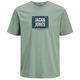 Jack&Jones T-Shirt XXL salbeigrün Logoprint JJHUDSON