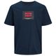 Jack&Jones T-Shirt XXL blau Logoprint JJHUDSON Jack&Jones T-Shirt XXL blau Logoprint JJHUDSON