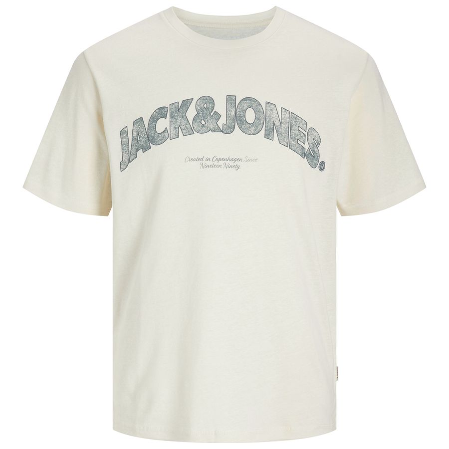 Jack&Jones T-Shirt XXL creme Logoprint JORALMERIA