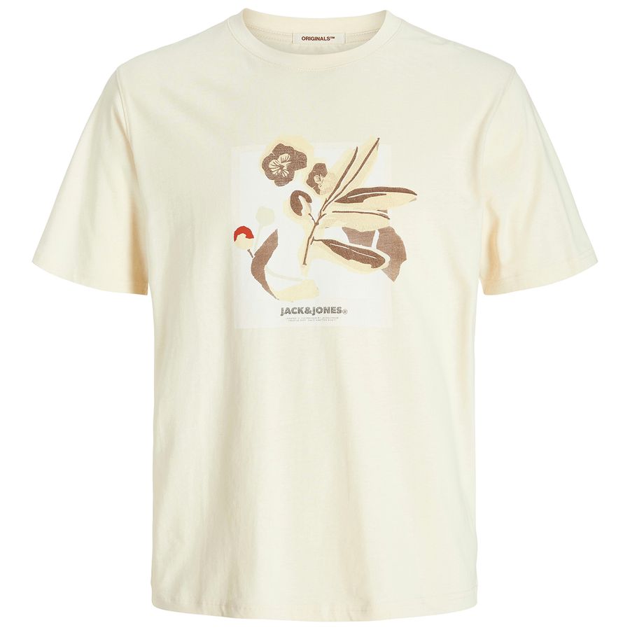 Jack&Jones XXL T-Shirt creme Floralprint JORALMERIA