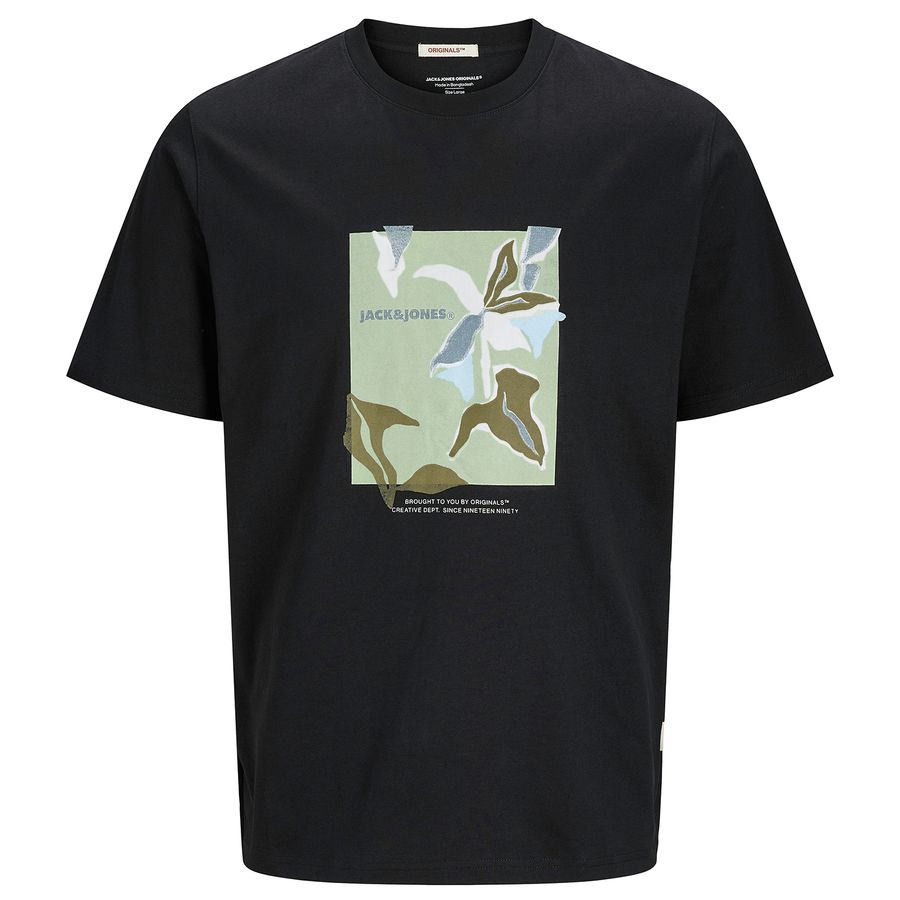 Jack&Jones XXL T-Shirt schwarz floral JORALMERIA