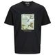 Jack&Jones XXL T-Shirt schwarz floral JORALMERIA Jack&Jones XXL T-Shirt schwarz floral JORALMERIA