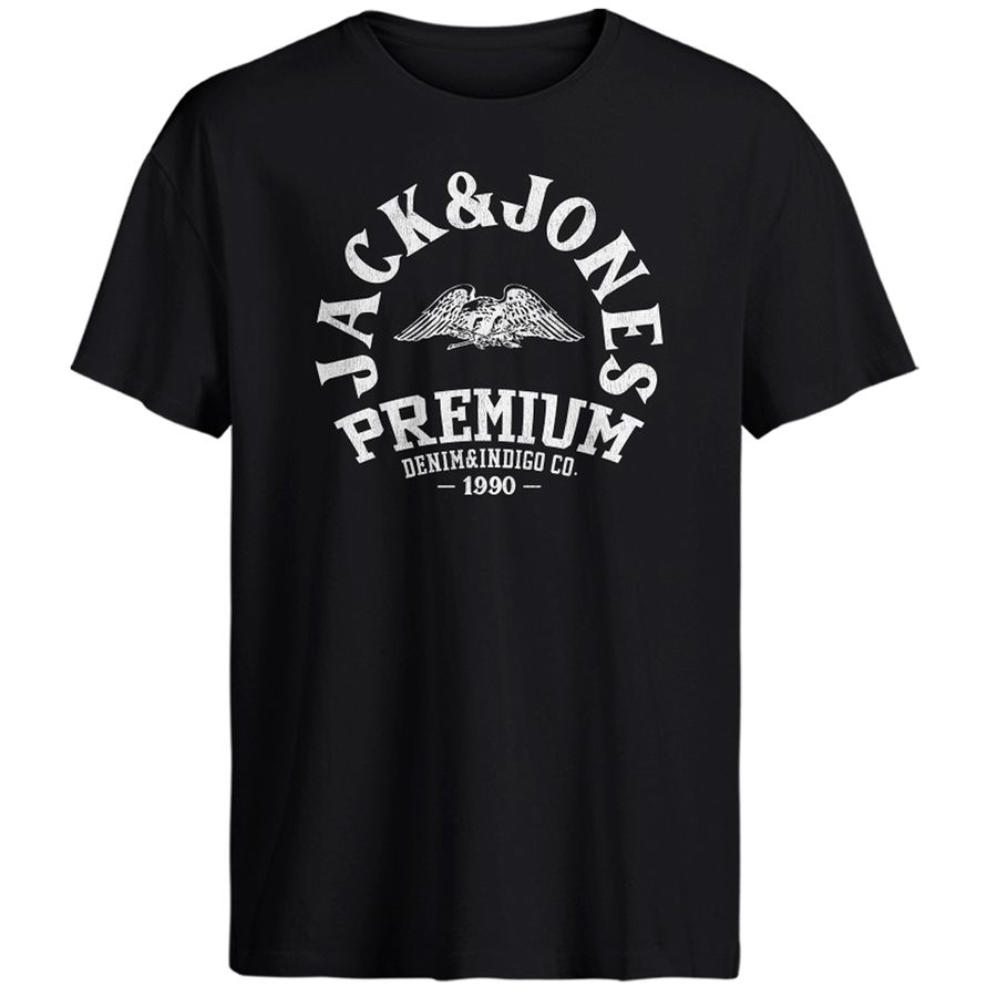 Jack&Jones T-Shirt schwarz Übergröße JPRBLUROBAR