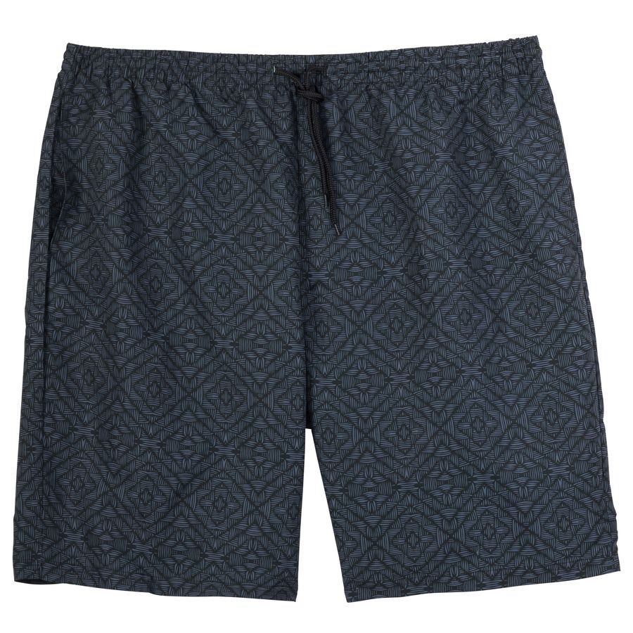 Bellonda Badeshorts schwarz-grau gemustert XXL
