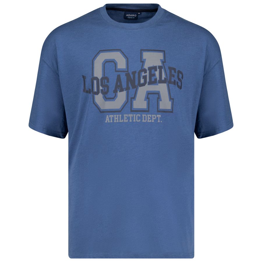 Adamo T-Shirt XXL jeansblau melange Los Angeles