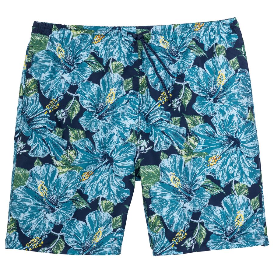 Bellonda Badeshorts Hawaii-Muster blau-grün XXL