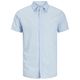 Jack&Jones Kurzarmhemd XXL hellblau Leinen JJEBREEZE
