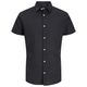 Jack&Jones Kurzarmhemd XXL schwarz Leinen JJEBREEZE Jack&Jones Kurzarmhemd XXL schwarz Leinen JJEBREEZE
