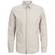 Jack&Jones XXL JJEBREEZE Langarmhemd Leinen beige Jack&Jones XXL JJEBREEZE Langarmhemd Leinen beige