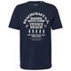 s.Oliver Übergrößen T-Shirt dunkelblau Frontdruck s.Oliver Übergrößen T-Shirt dunkelblau Frontdruck