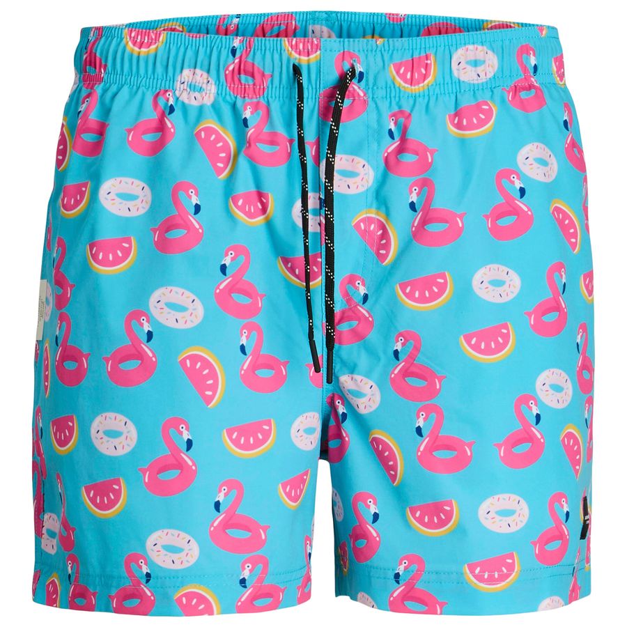 Jack&Jones Badeshorts XXL türkis-pink JPSTMAUI