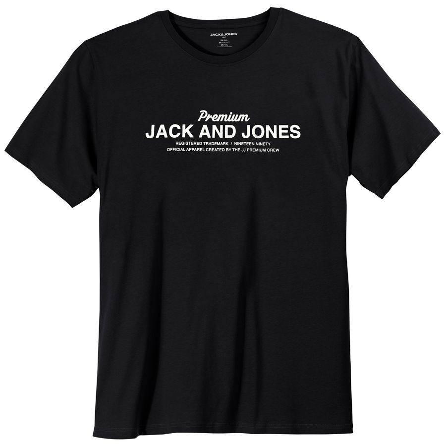 Jack&Jones Übergrößen T-Shirt schwarz JPRBLAFERRIS