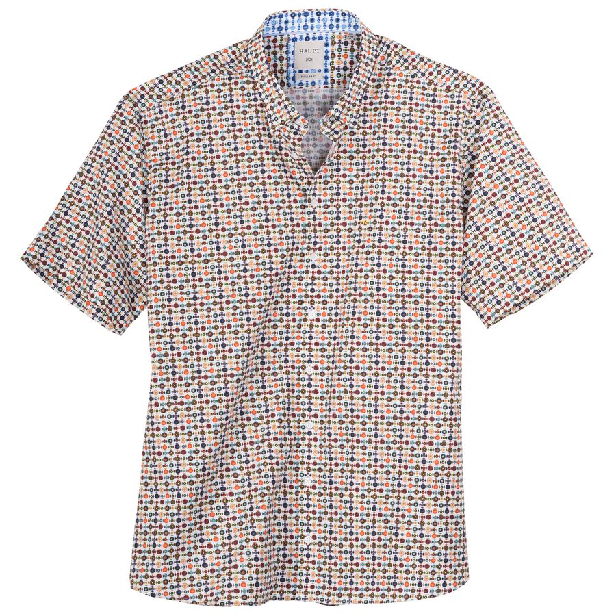 Haupt Kurzarmhemd XXL Allovermuster multicolor