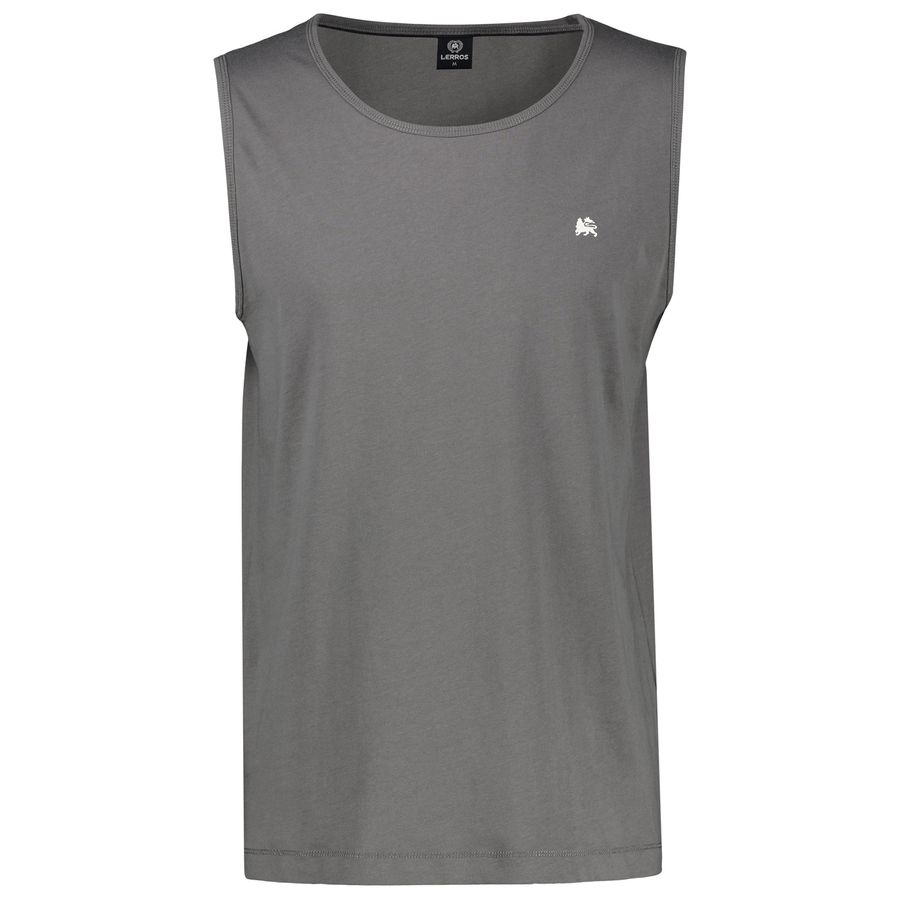 Lerros Übergrößen Tanktop grau Brustprint