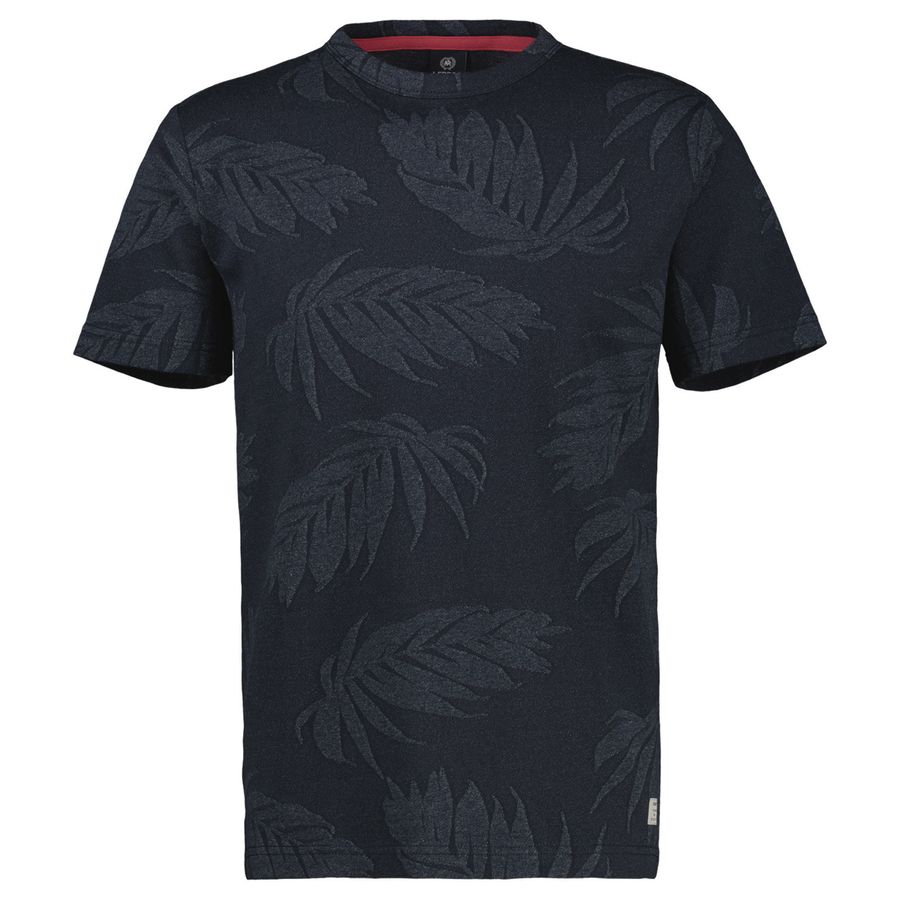 Lerros T-Shirt Übergröße Alloverprint navy floral