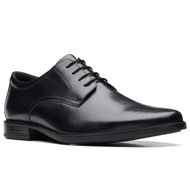 Clarks eleganter Leder-Schuh Howard Walk schwarz