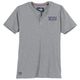 Redfield XXL Henley T-Shirt grau melange Brusttasche Redfield XXL Henley T-Shirt grau melange Brusttasche