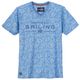 Redfield Übergrößen T-Shirt Alloverprint hellblau