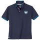 Redfield Übergröße Poloshirt navy Brustpatch Sunset