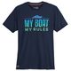 Redfield Übergrößen T-Shirt Print Boat dunkelblau Redfield Übergrößen T-Shirt Print Boat dunkelblau