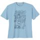 Redfield Übergrößen T-Shirt Summer Print hellblau Redfield Übergrößen T-Shirt Summer Print hellblau